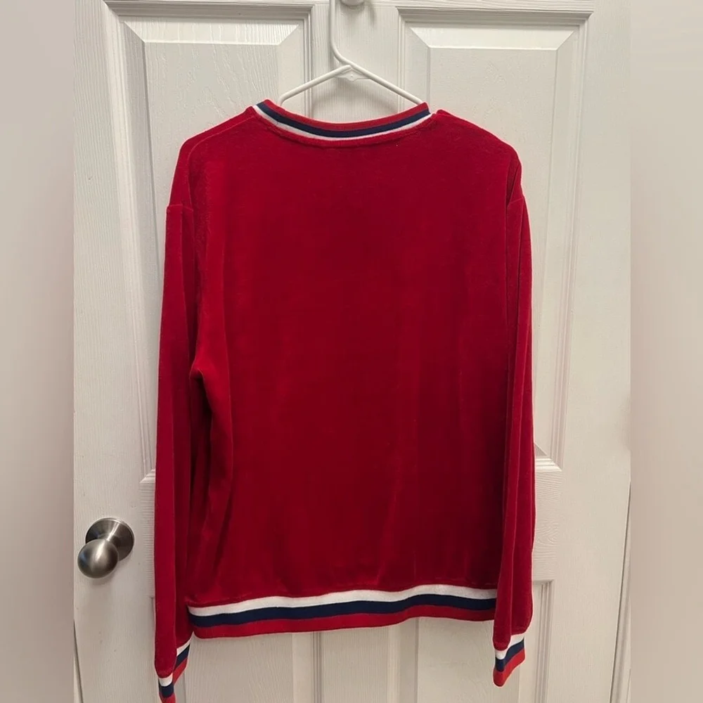 Forever21 X Wilson collab Large Red Tennis Sweater